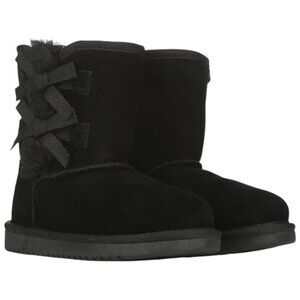 UGG KOOLABURRA Toddler Girls Victoria Short Boots Size:12 Color: Black NWB